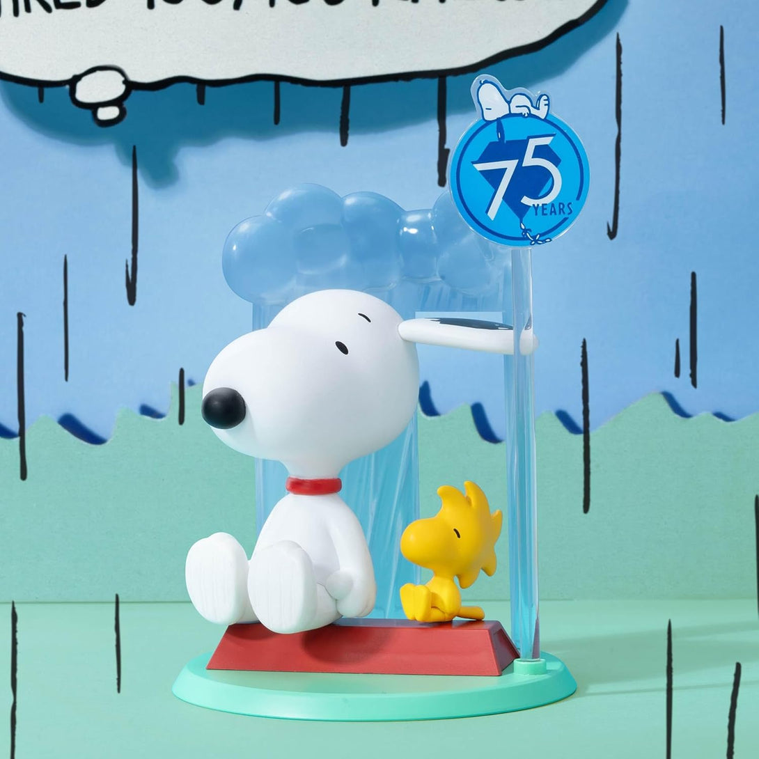 POP MART Peanuts 75th Anniversary Snoopy Comic Life Series Blind Box Figures, Random Design Action Figures Collectible Toys Home Decorations, Holiday Birthday Gifts for Girls and Boys, Single Box - CC72Toy
