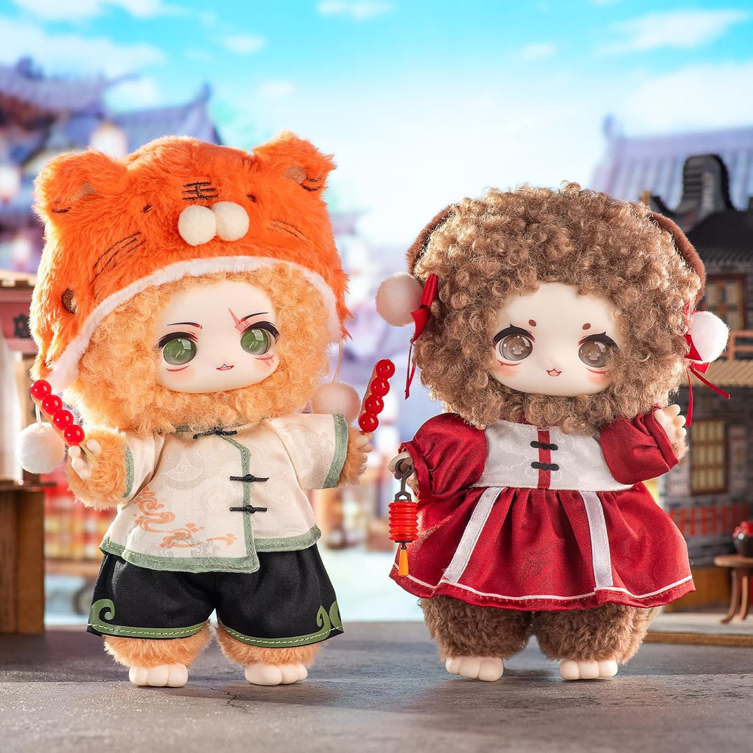 CALEMBOU Plush Doll Blind Box, Nagi Mountain and River Romance Series Mystery Blind Figure, Kawaii 1 of 6 Possible Collectibe Vinyl Plush Toys Birthday Gifts (Mountain and River Romance Series) - CC72Toy
