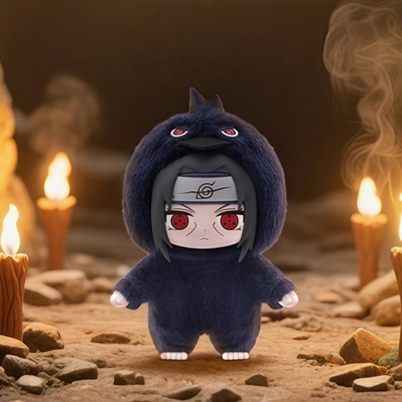 TOPTOY Authentic Naruto Shippuden Cute Beast Party Series Vinyl Plush Blind Box Cute Pendant Birthday Gift