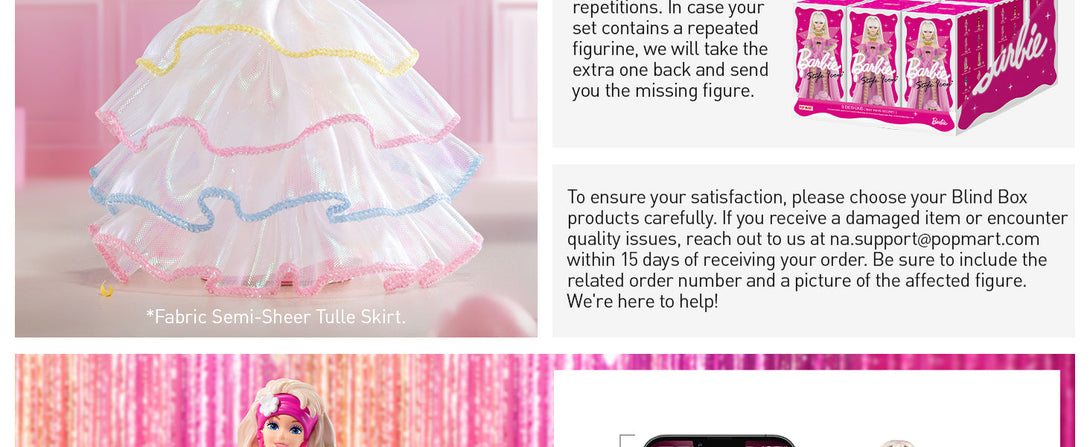 POP MART Barbie Style Icon Series Figures, Blind Box Figures, Random Design Action Figures Collectible Toys Home Decorations, Single Box - CC72Toy