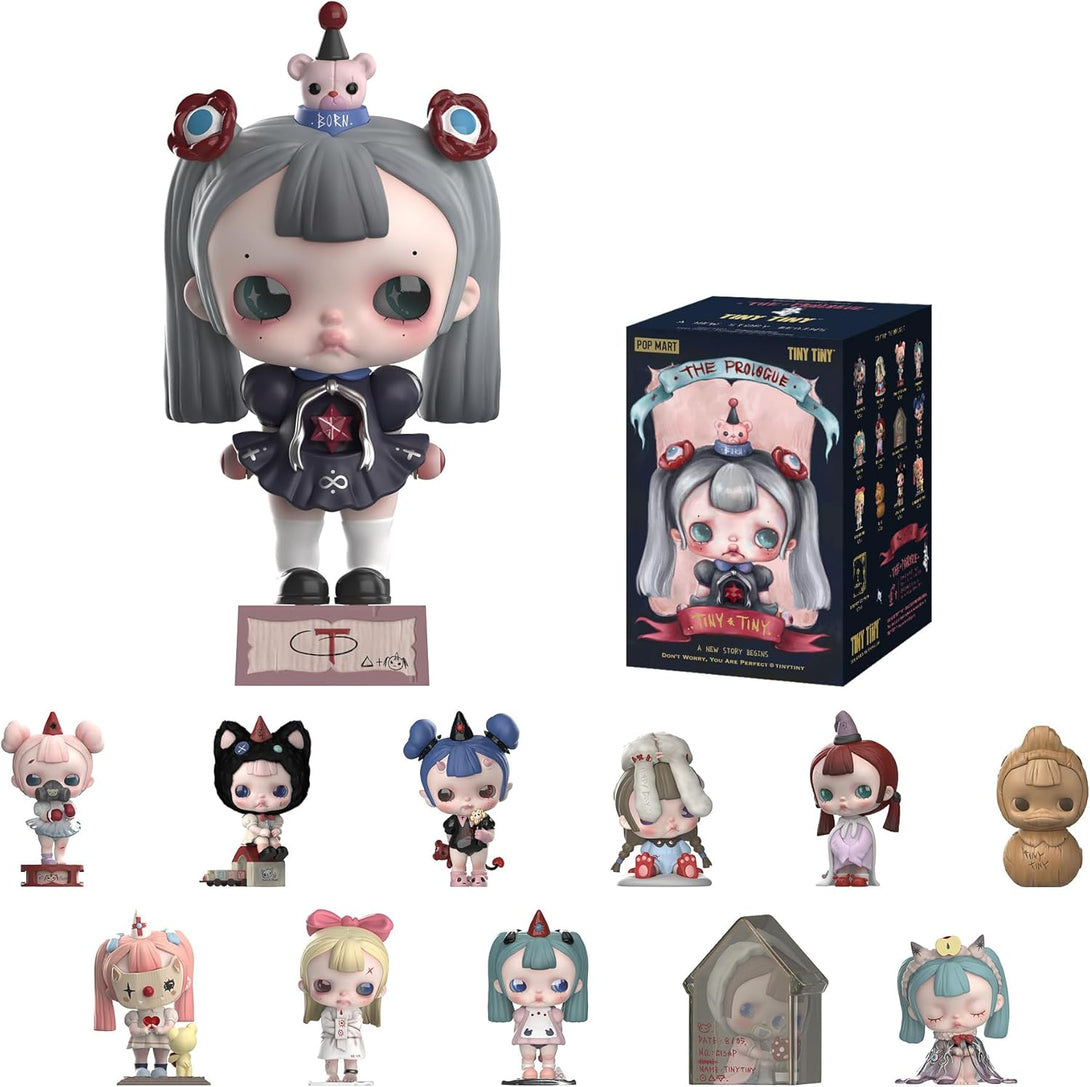 POP MART TINYTINY-Prologue Series Figures Blind Box Figures, Random Design Action Figures Collectible Toys Home Decorations, Holiday Birthday Gifts for Girls and Boys, Single Box - CC72Toy